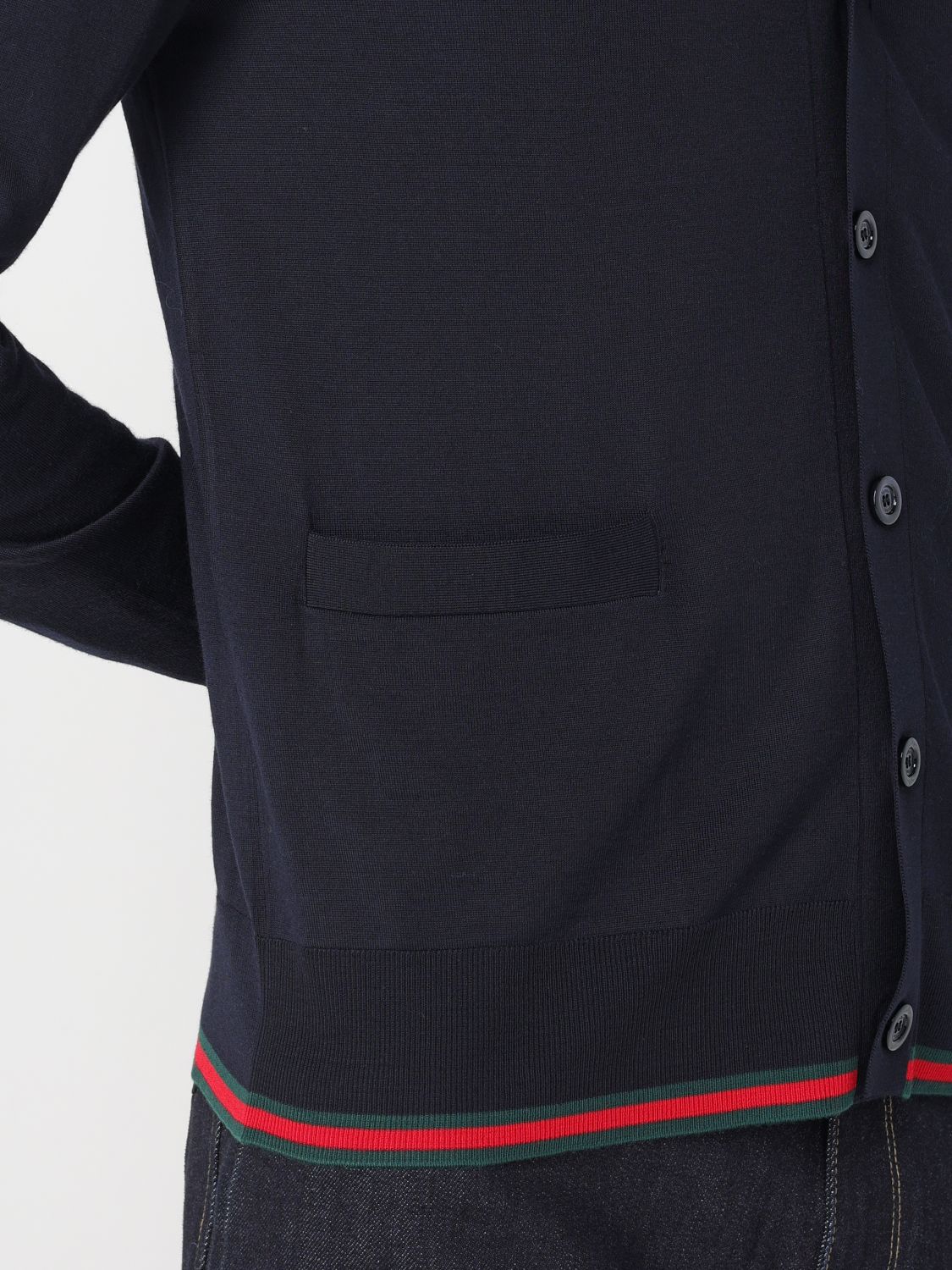 Gucci Cardigan Men Blue