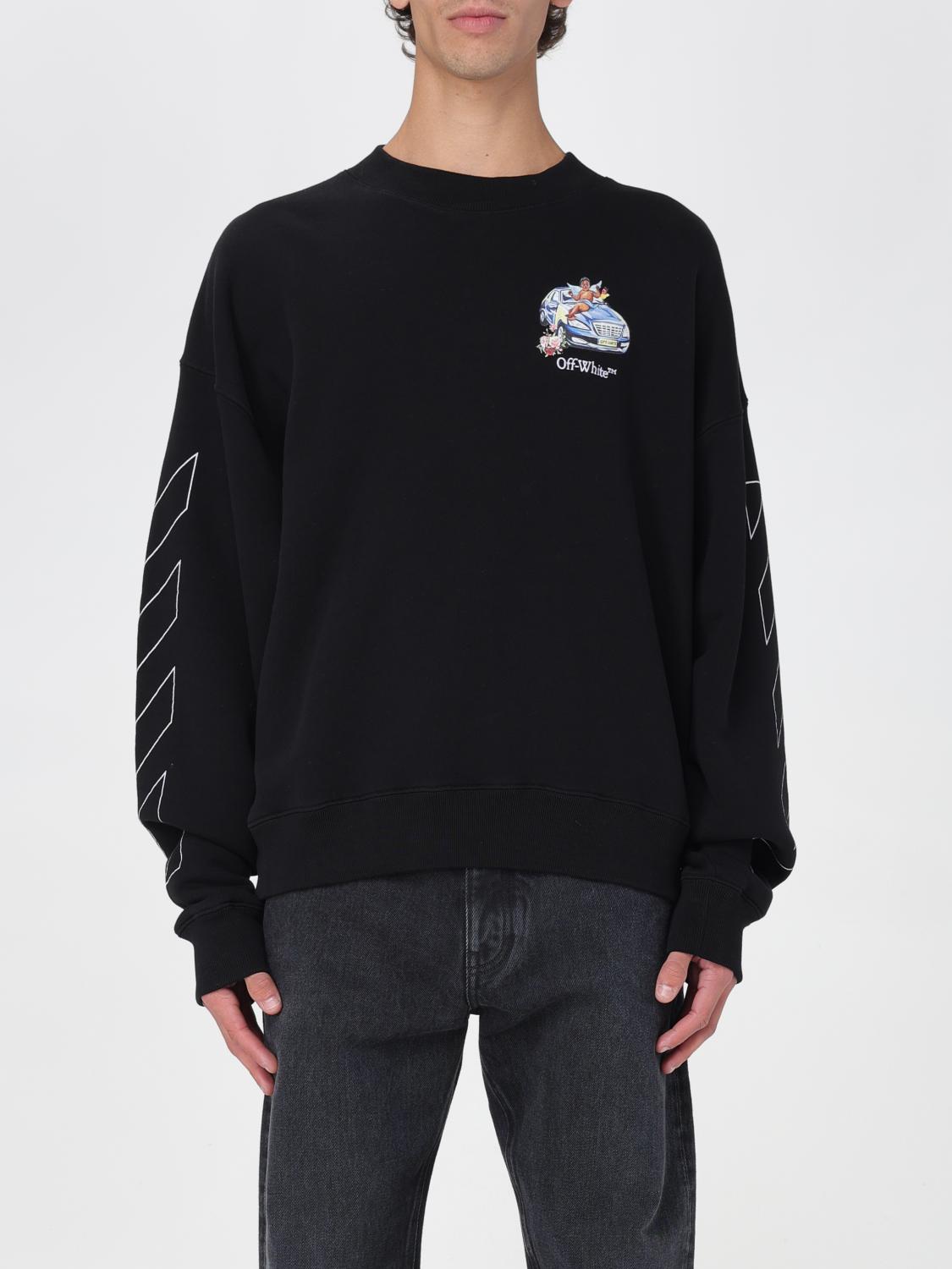 Off White Sweatshirt Men Black
