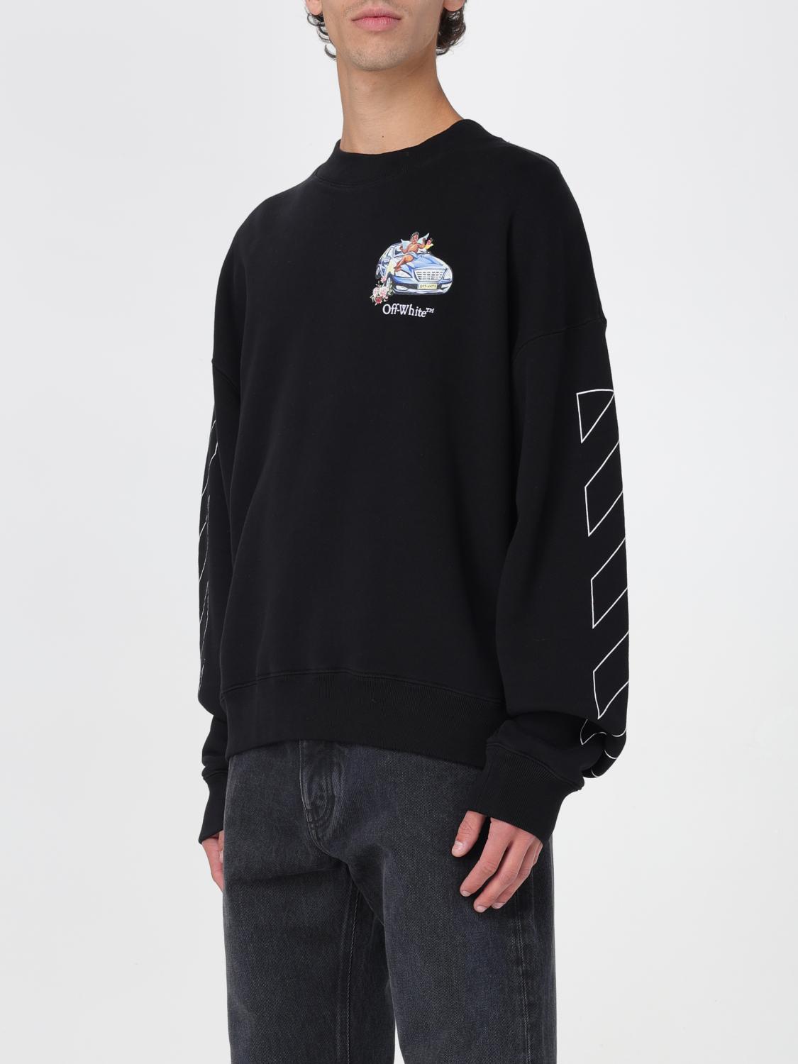 Off White Sweatshirt Men Black