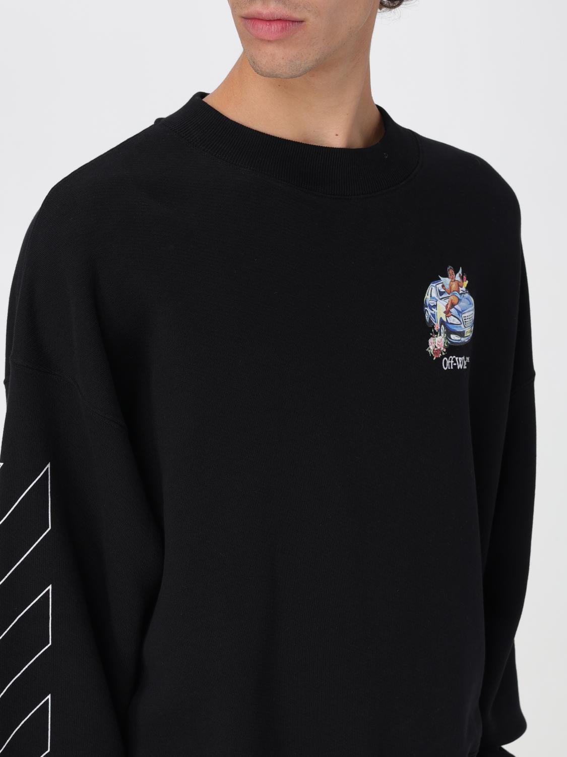 Off White Sweatshirt Men Black