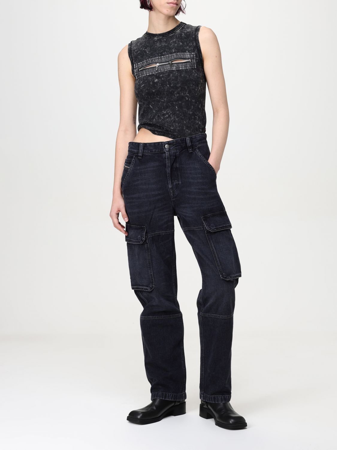 Diesel Jeans Woman Black