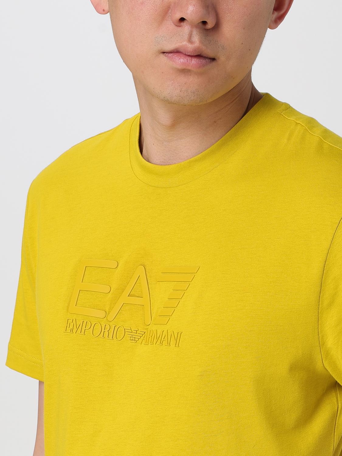 Ea7 T Shirt Men Beige