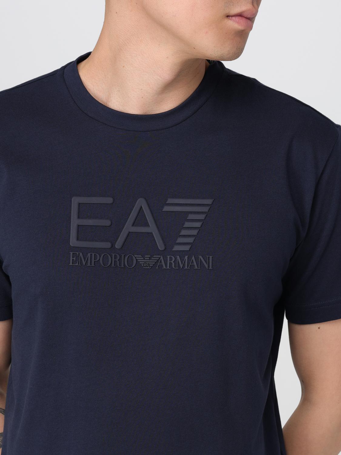 Ea7 T Shirt Men Beige