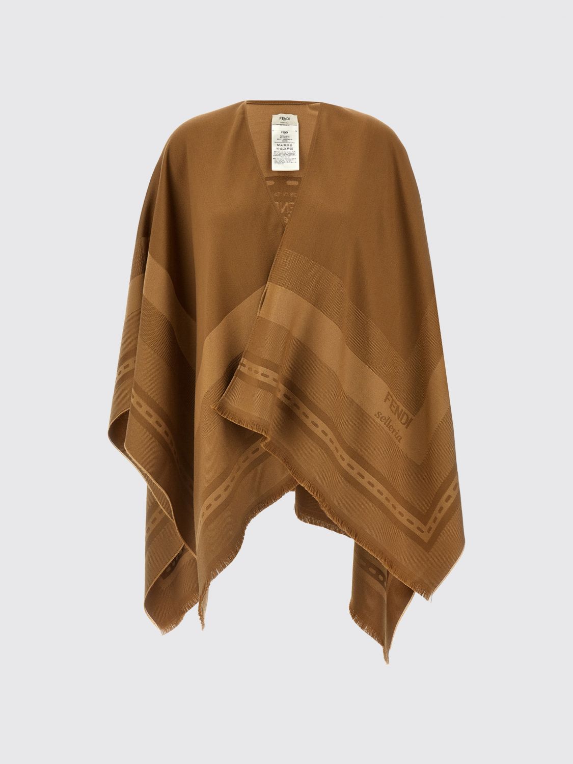 Fendi Coat Woman Brown