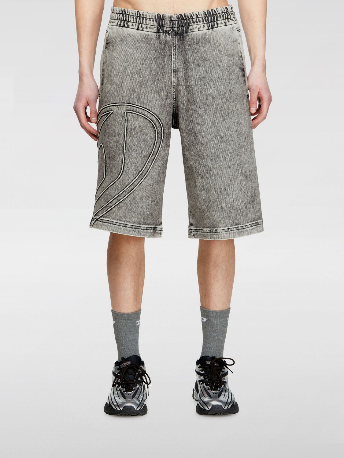 Diesel Short Men Grey