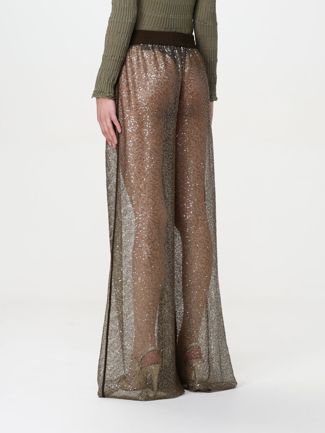 Pinko Pants Woman Brown