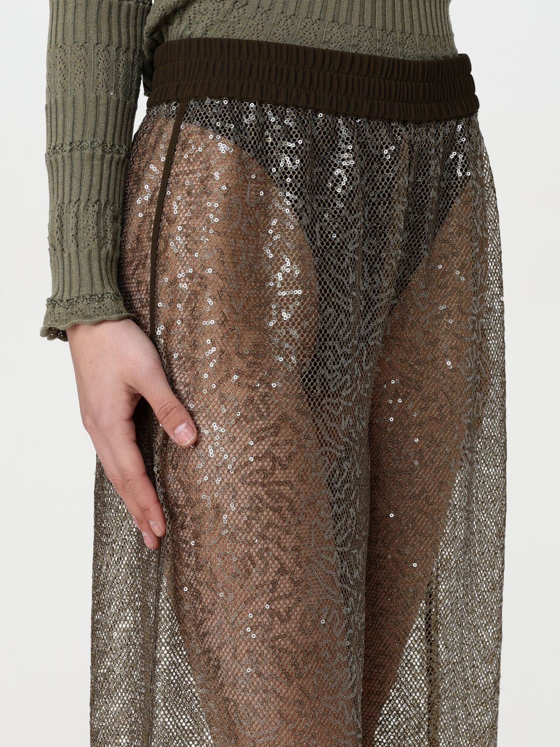 Pinko Pants Woman Brown