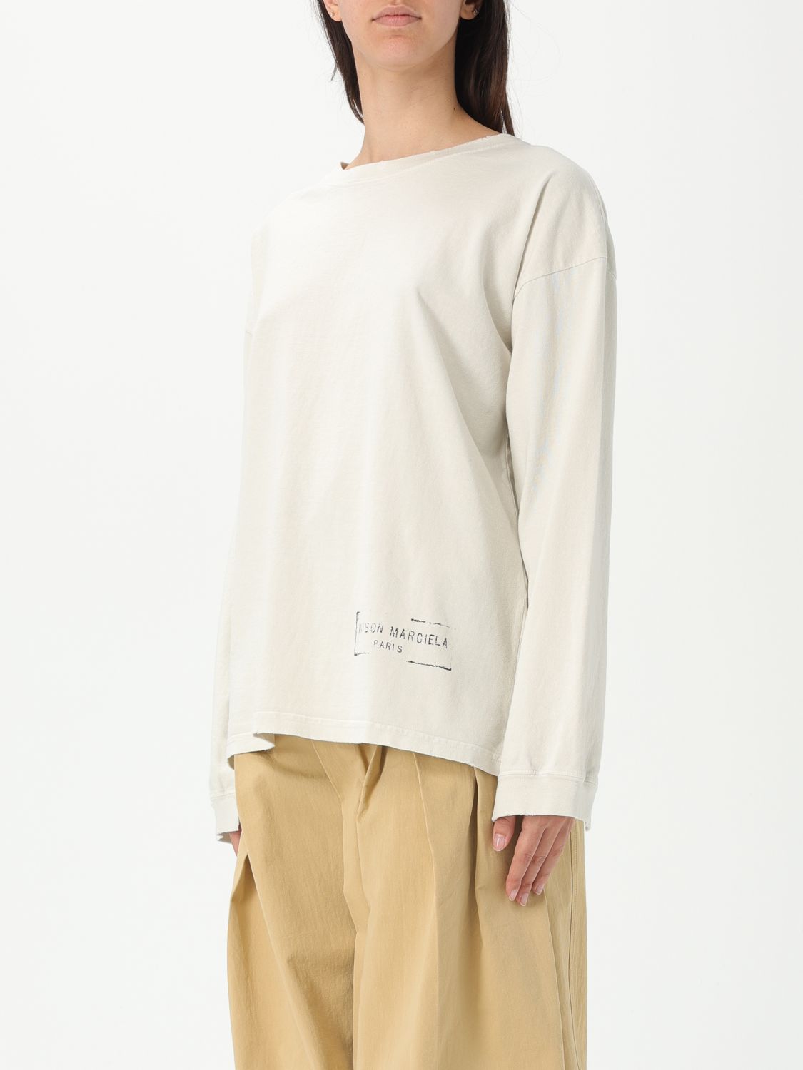 Maison Margiela Sweater Woman Ivory