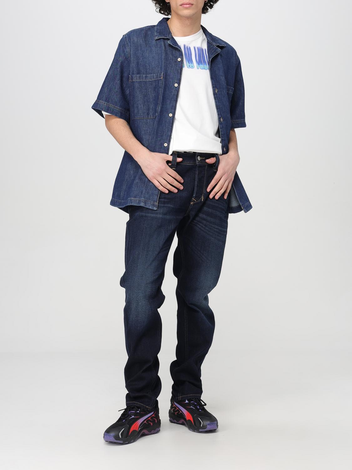 Diesel Shirt Men Blue
