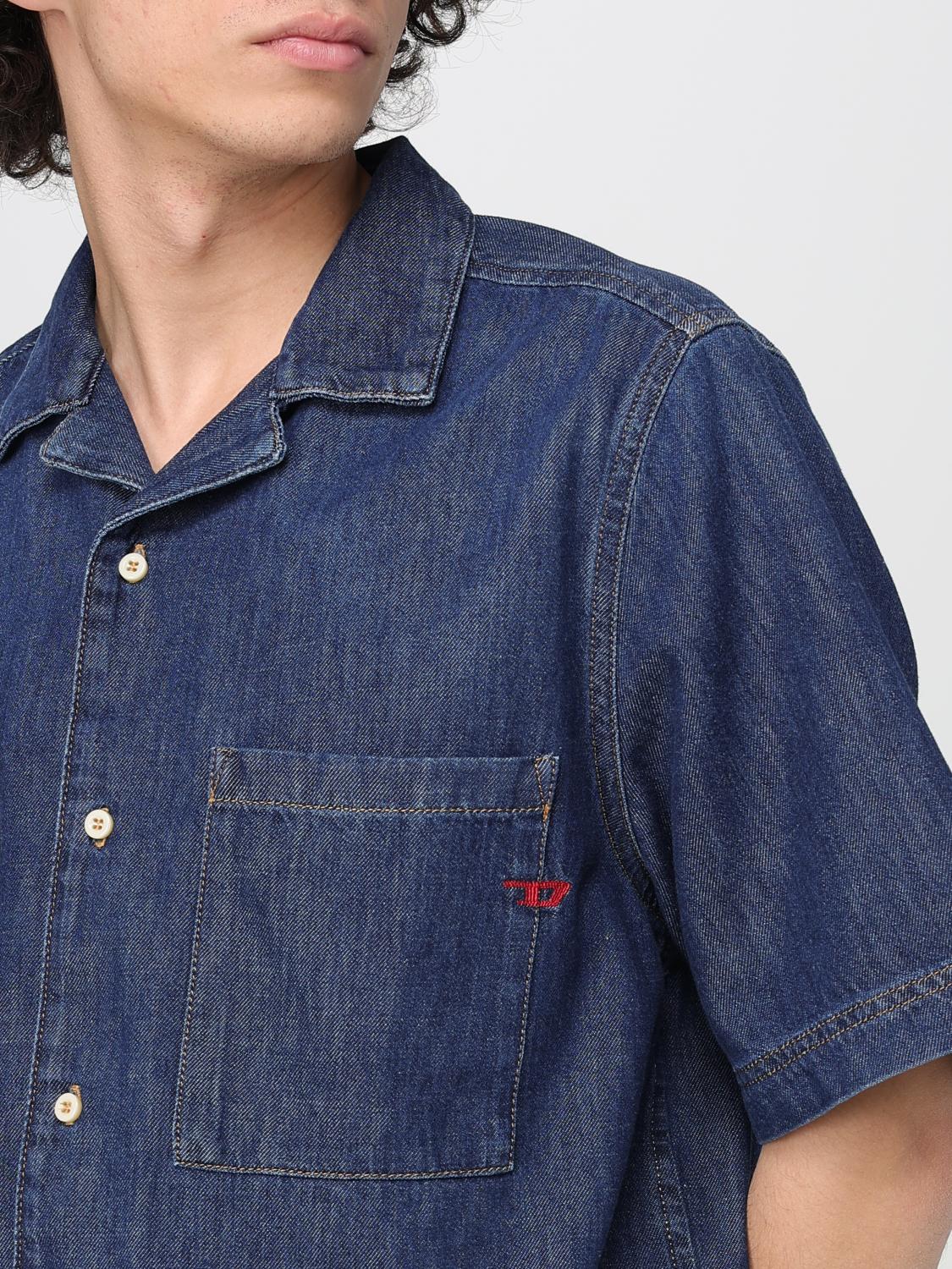 Diesel Shirt Men Blue