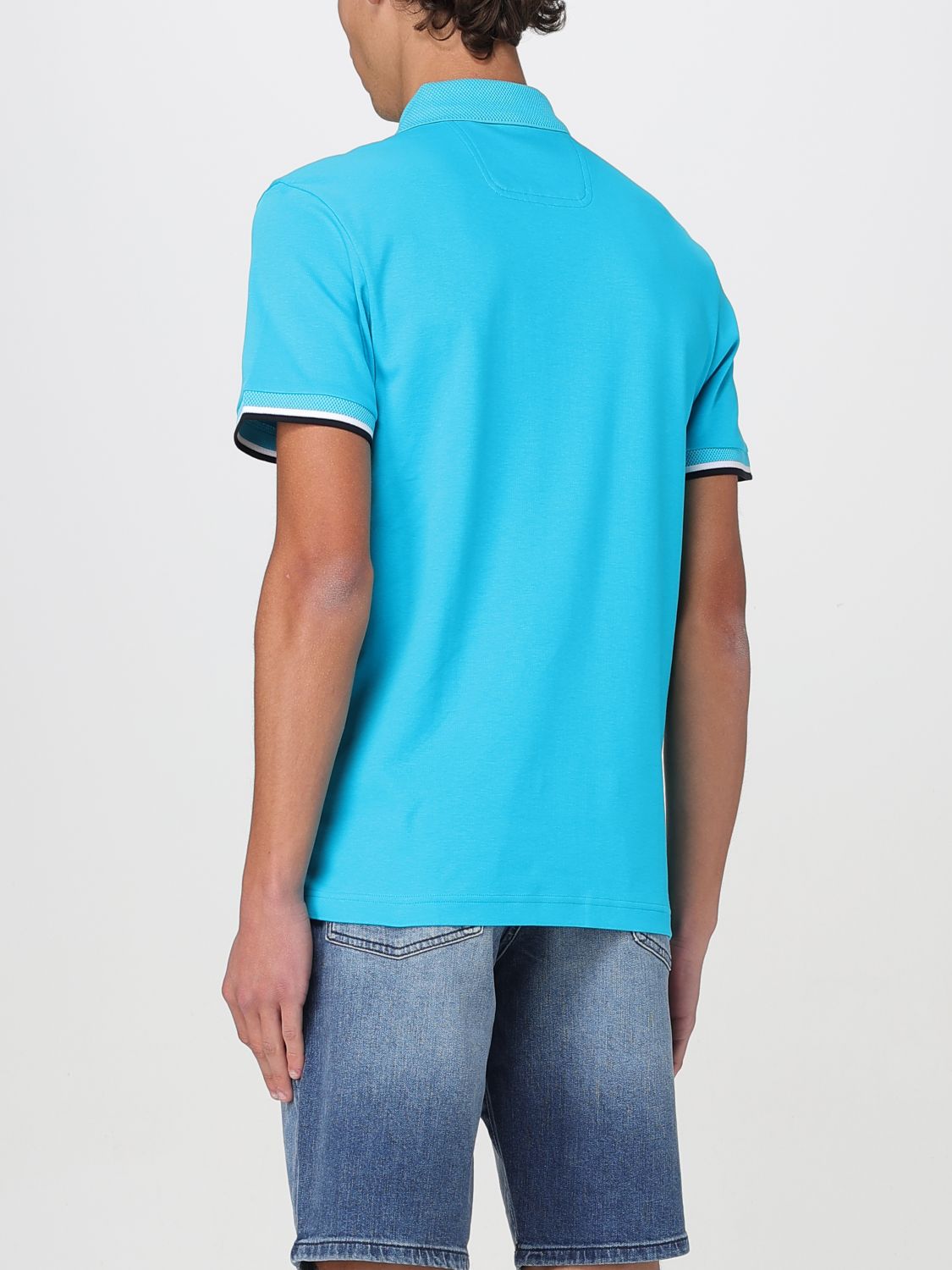 Boss Polo Shirt Men Blue