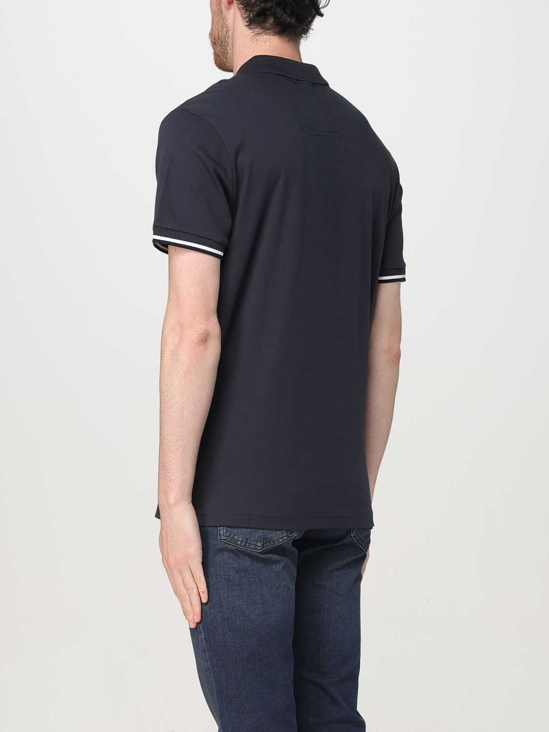 Boss Polo Shirt Men Blue