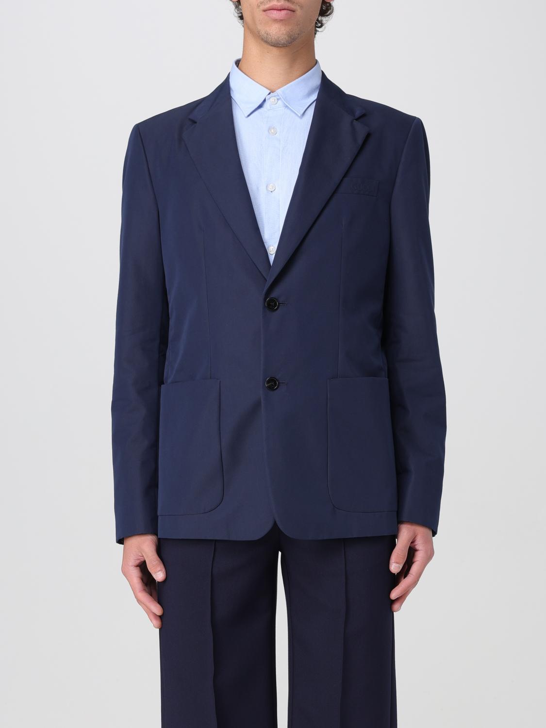 Gucci Blazer Men Blue