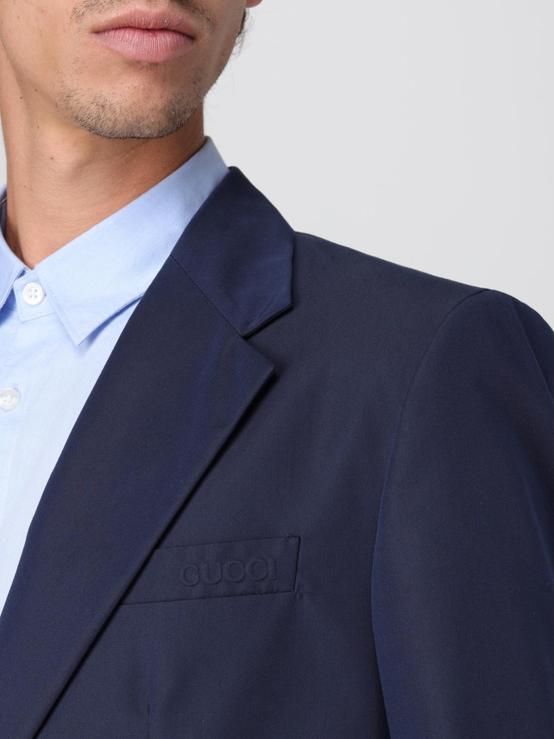 Gucci Blazer Men Blue