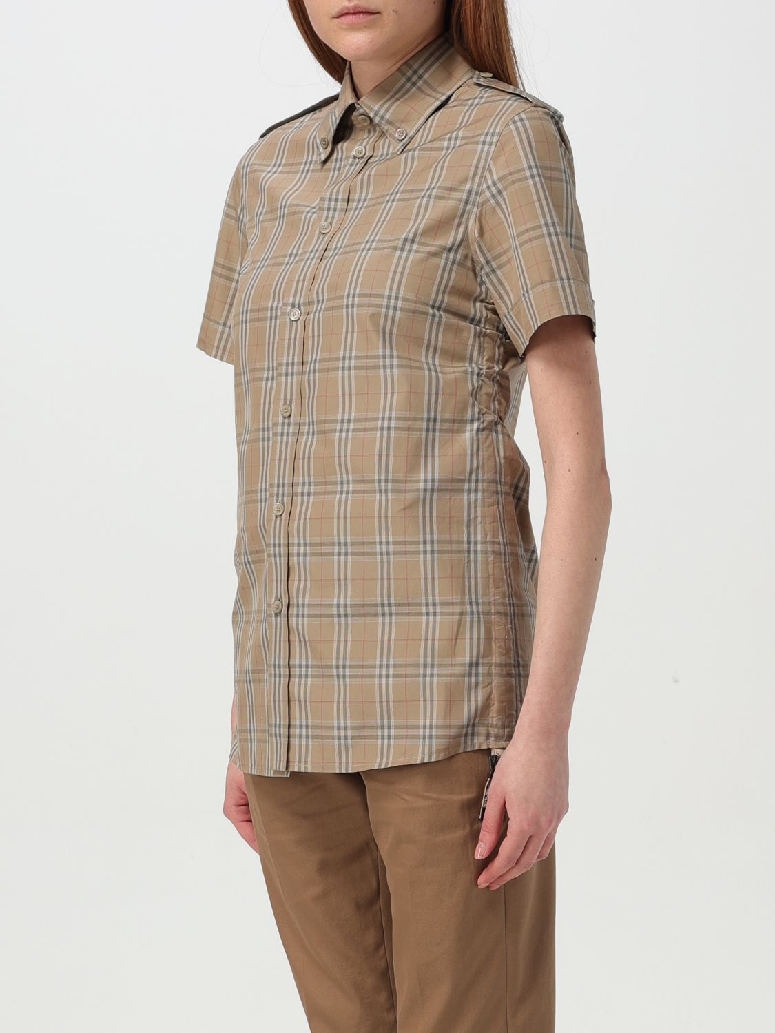 Burberry Shirt Woman Beige