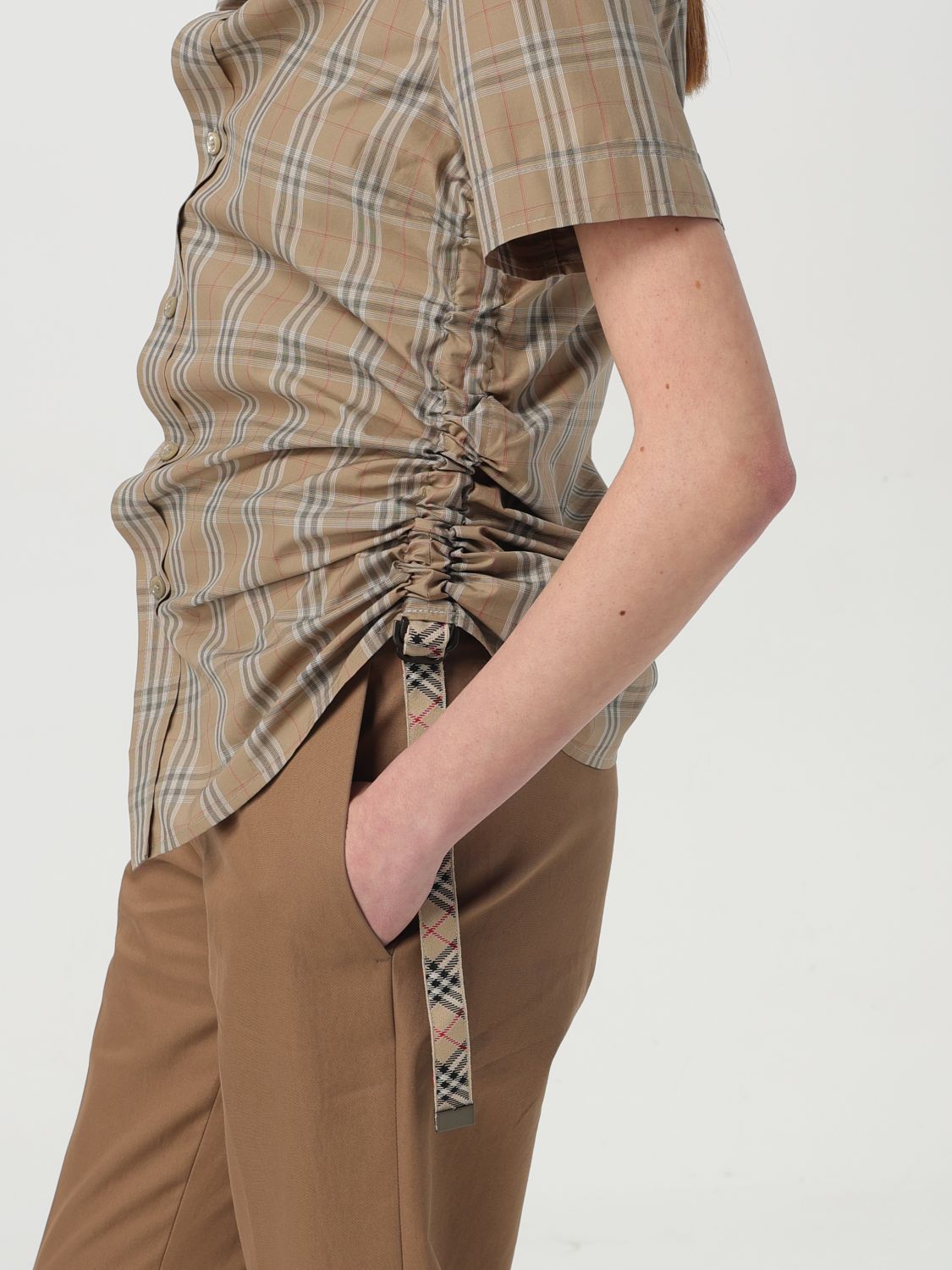 Burberry Shirt Woman Beige