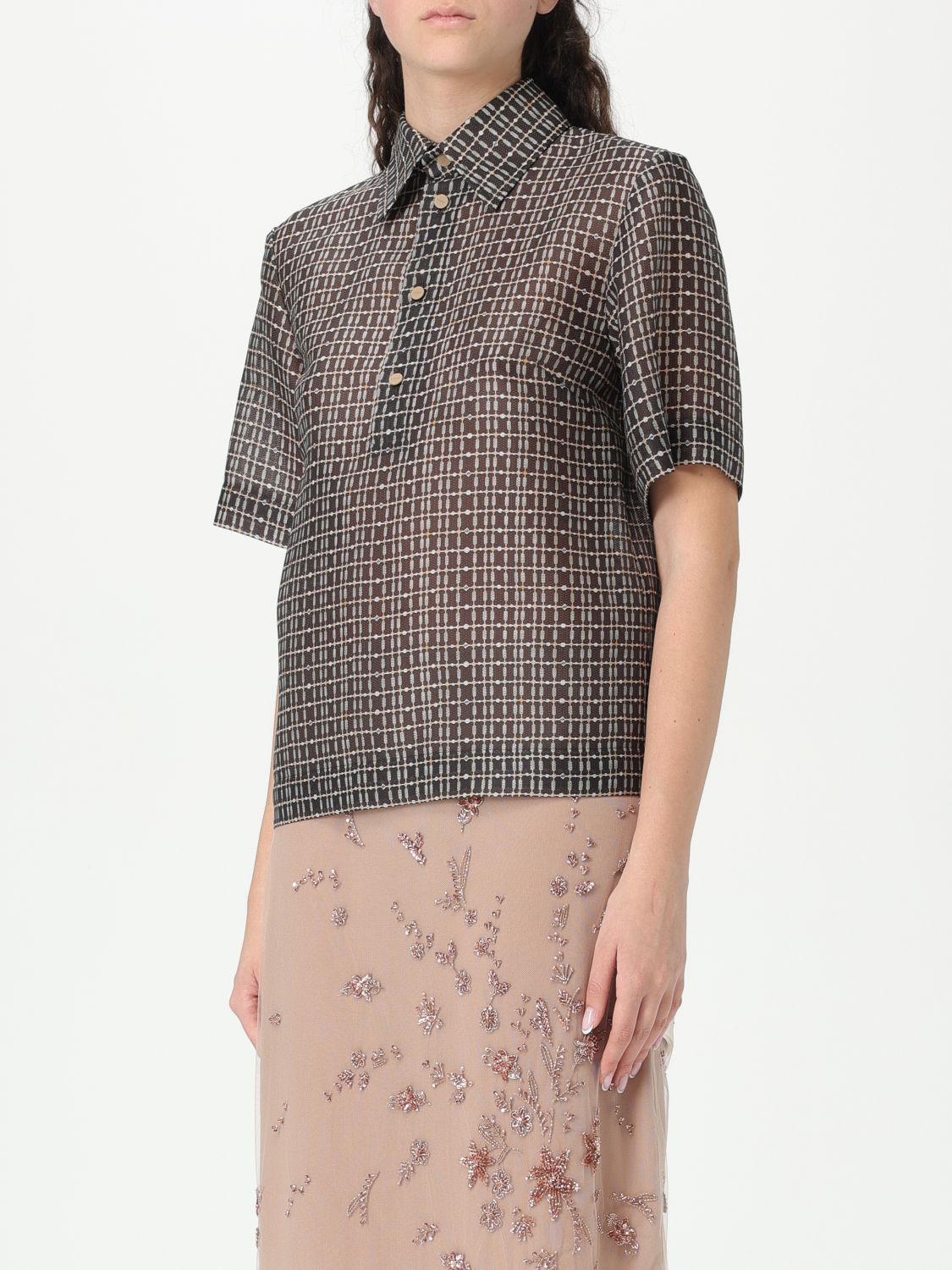Fendi Polo Shirt Woman Brown