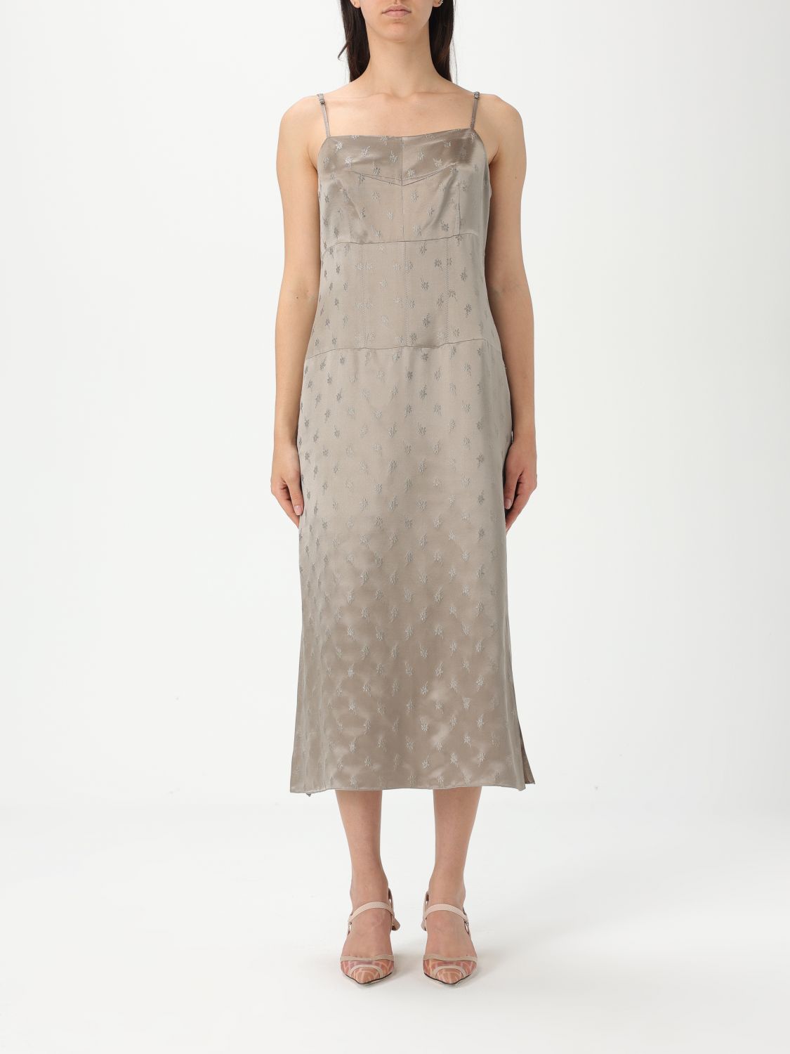 Fendi Dress Woman Beige