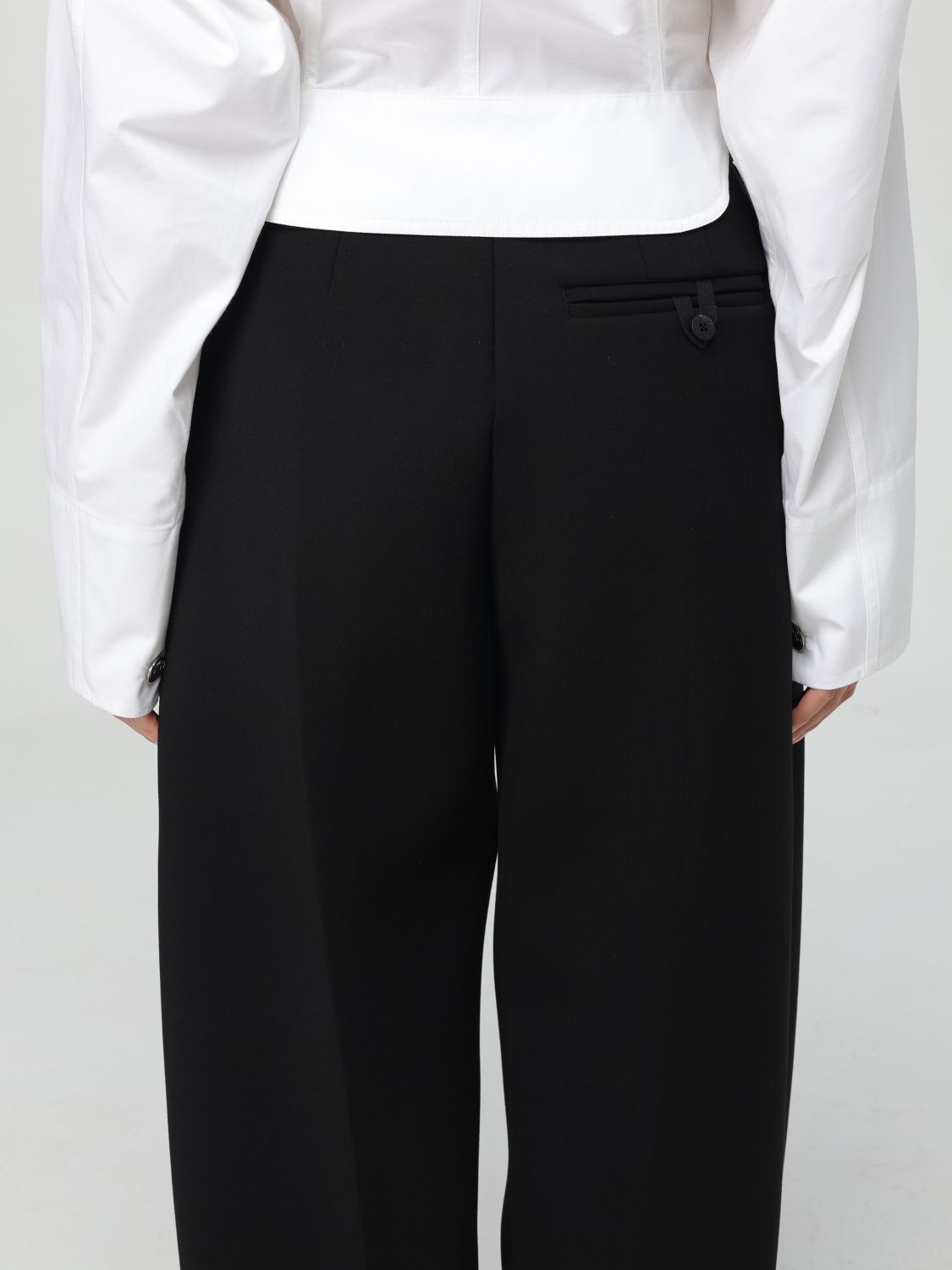 Jacquemus Pants Woman Black