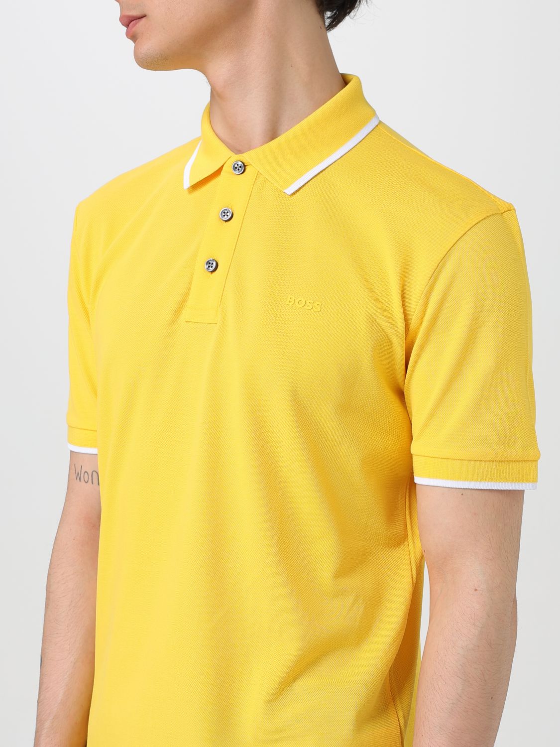 Boss Polo Shirt Men Blue