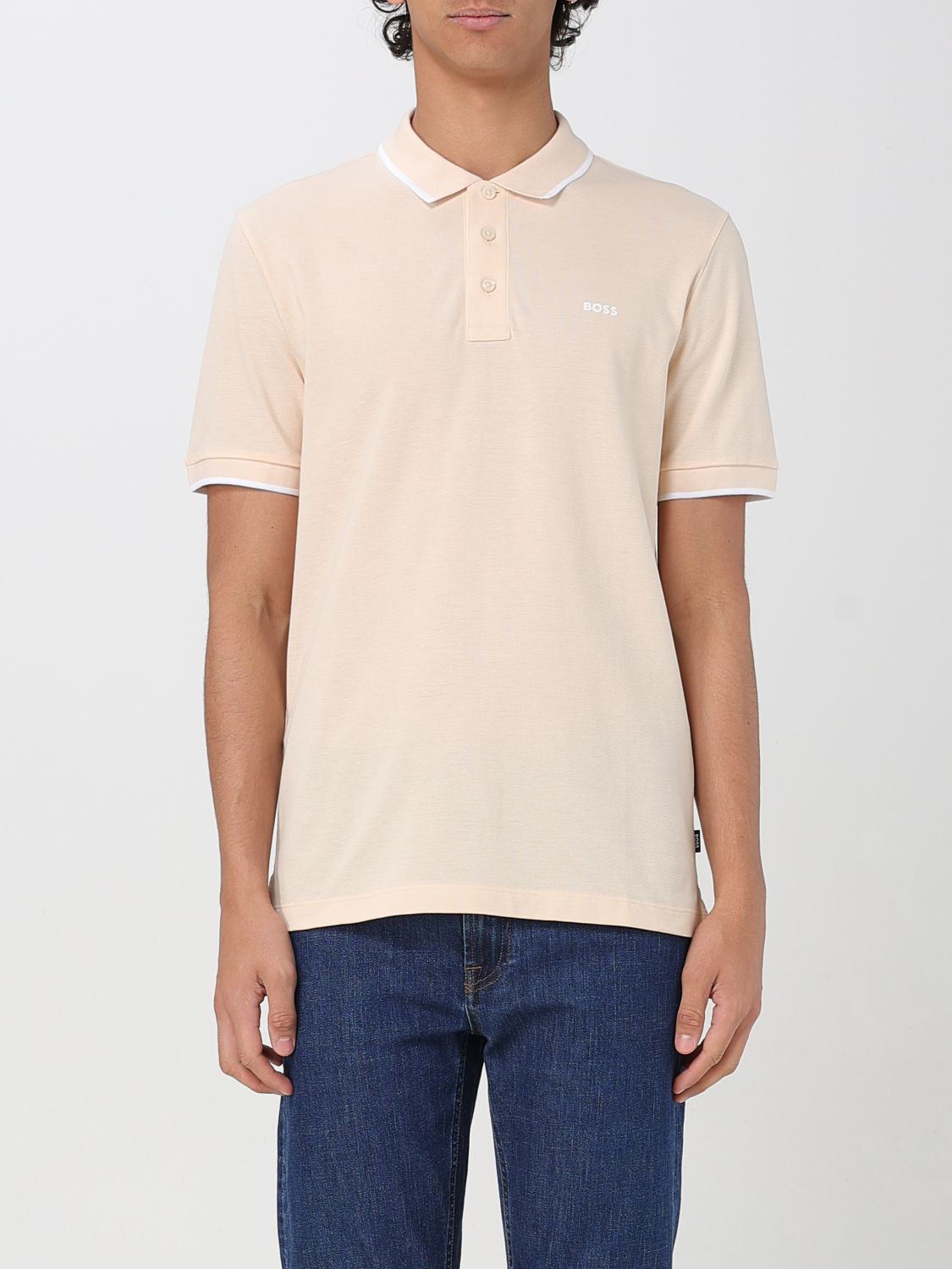 Boss Polo Shirt Men Blue