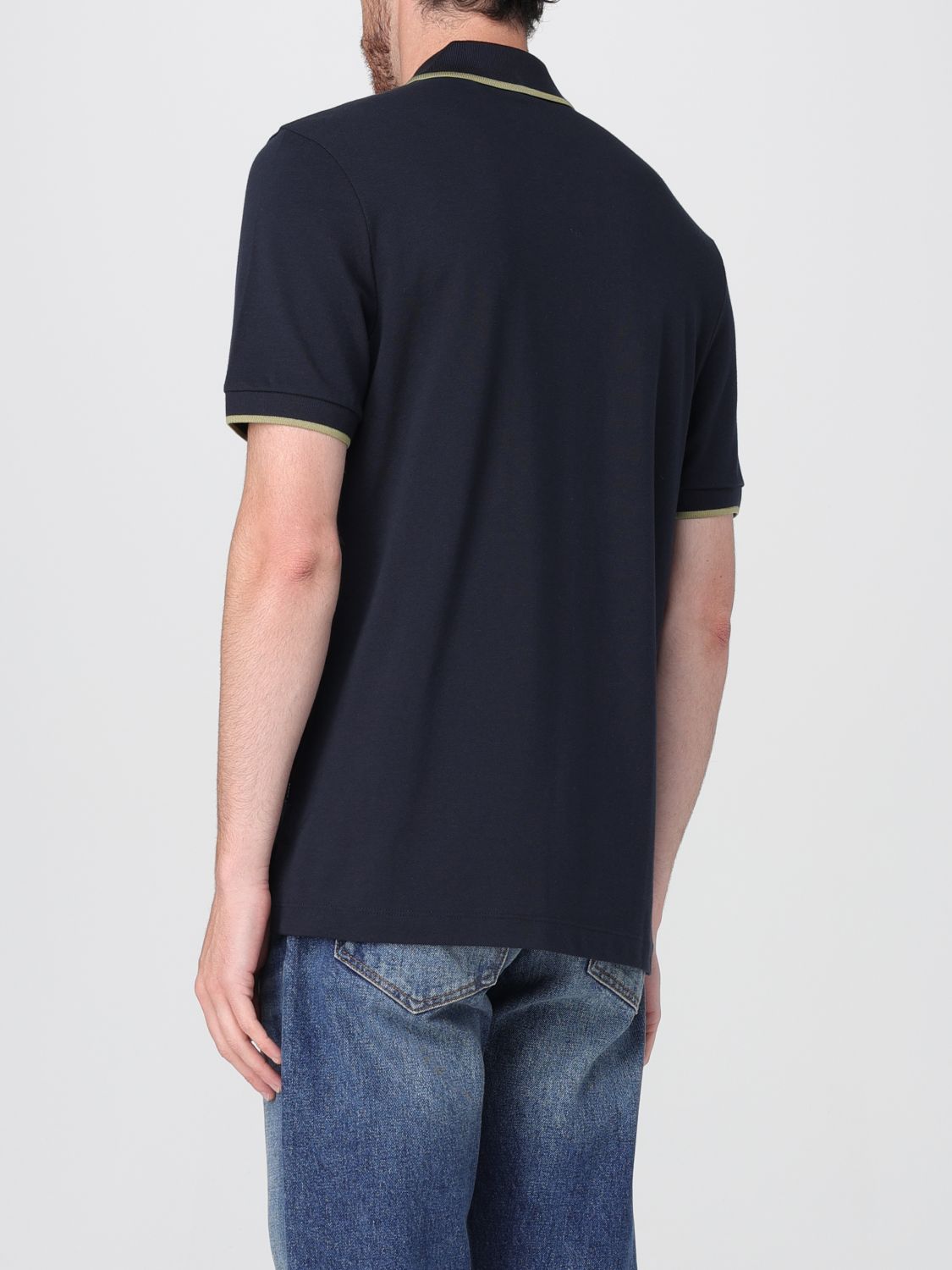 Boss Polo Shirt Men Blue