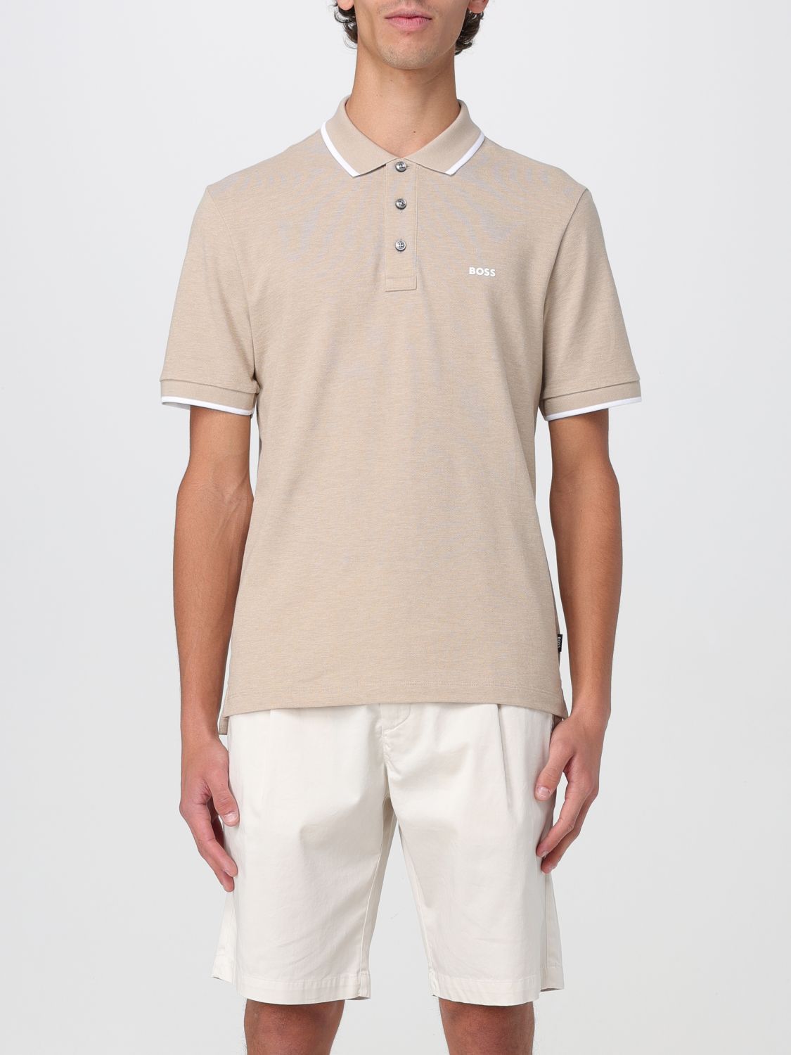 Boss Polo Shirt Men White