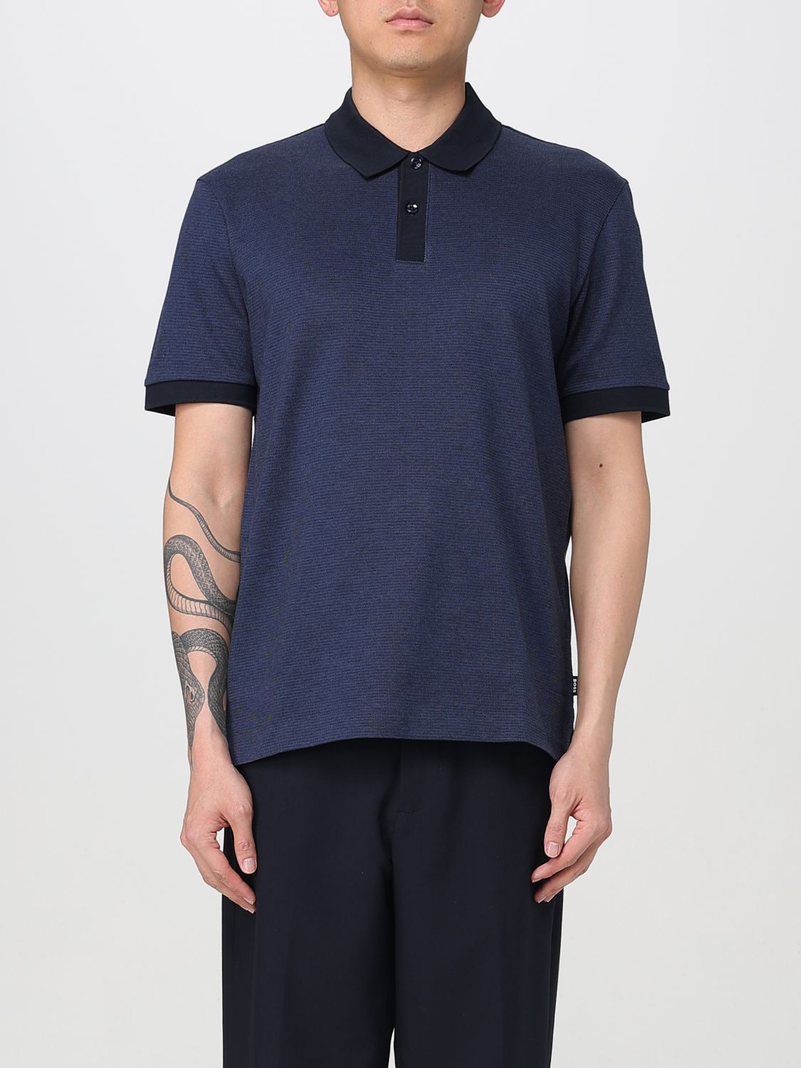Boss Polo Shirt Men Beige