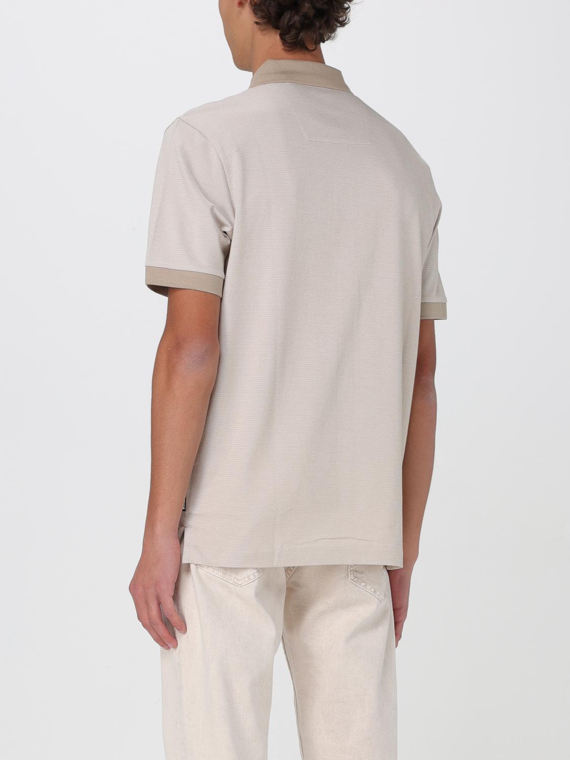 Boss Polo Shirt Men Beige