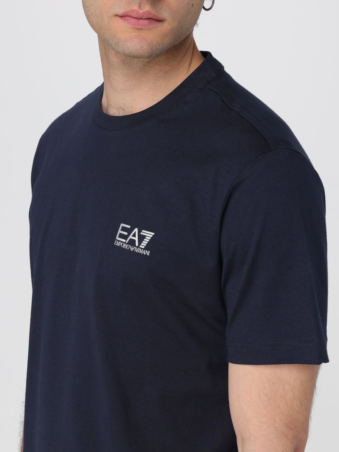 Ea7 T Shirt Men Blue