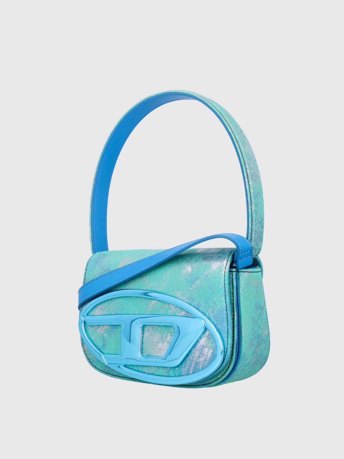 Diesel Handbag Woman Gnawed Blue
