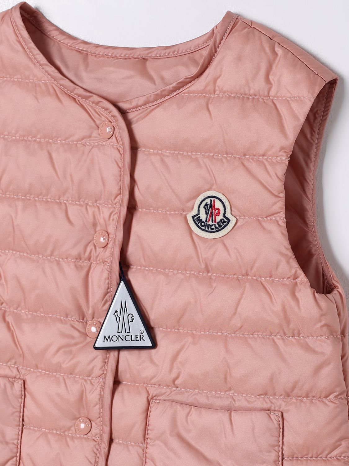 Moncler Vestcoat Kids Pink