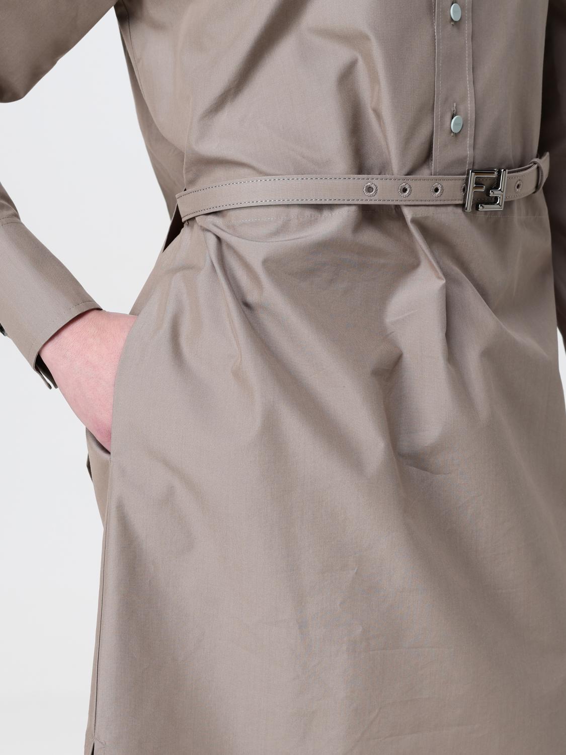 Fendi Dress Woman Beige