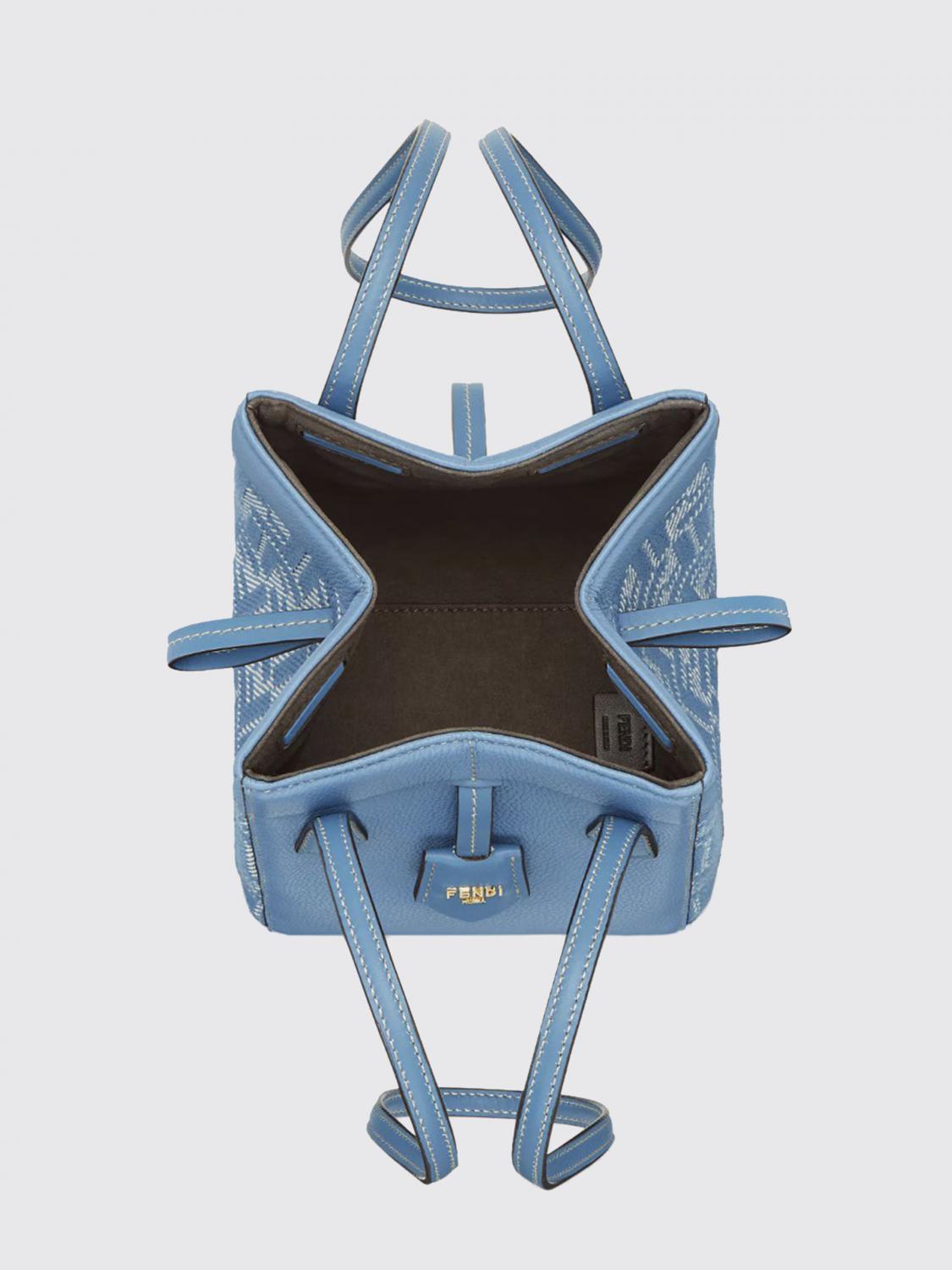 Fendi Mini Bag Woman Gnawed Blue