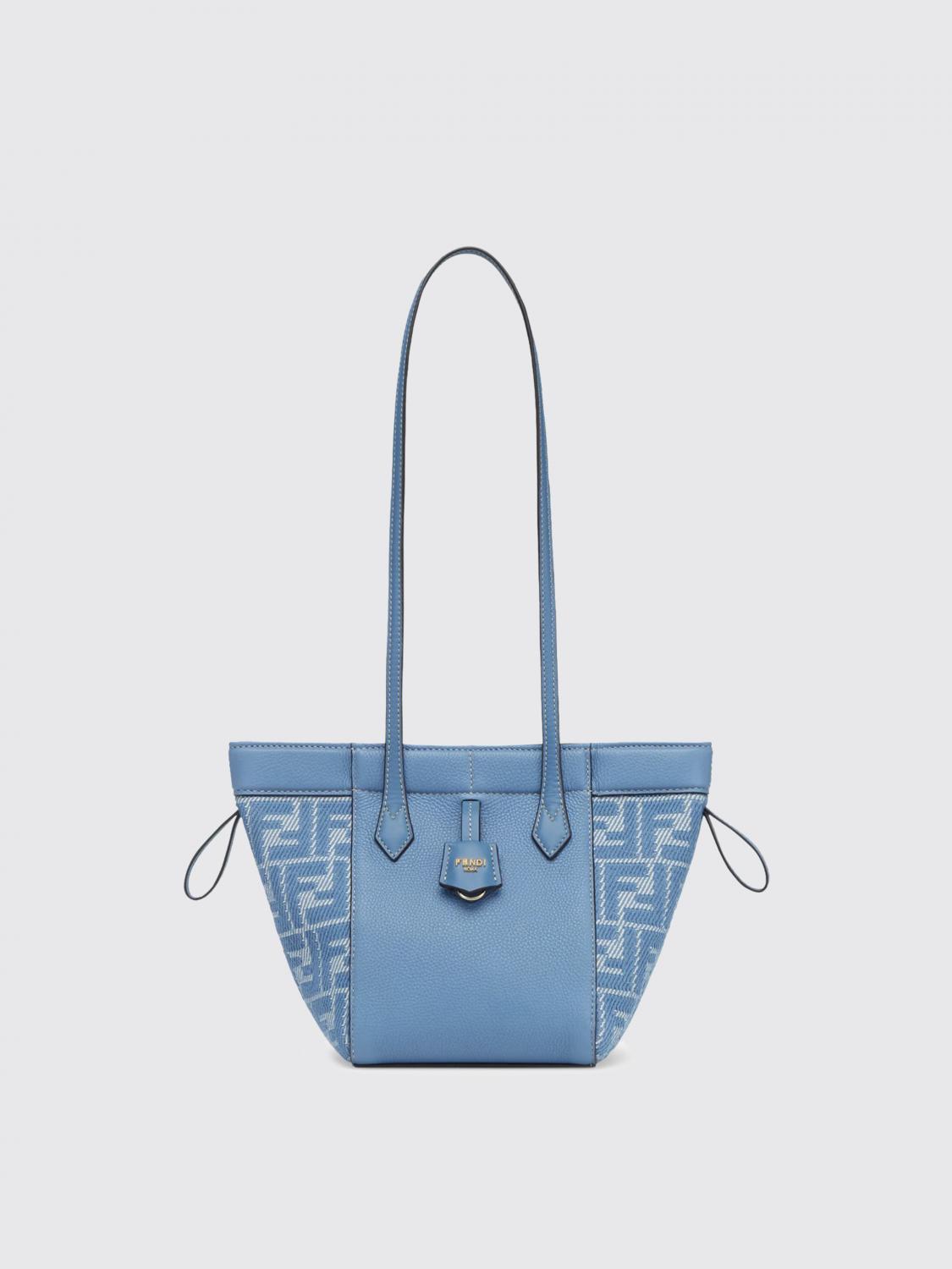 Fendi Mini Bag Woman Gnawed Blue