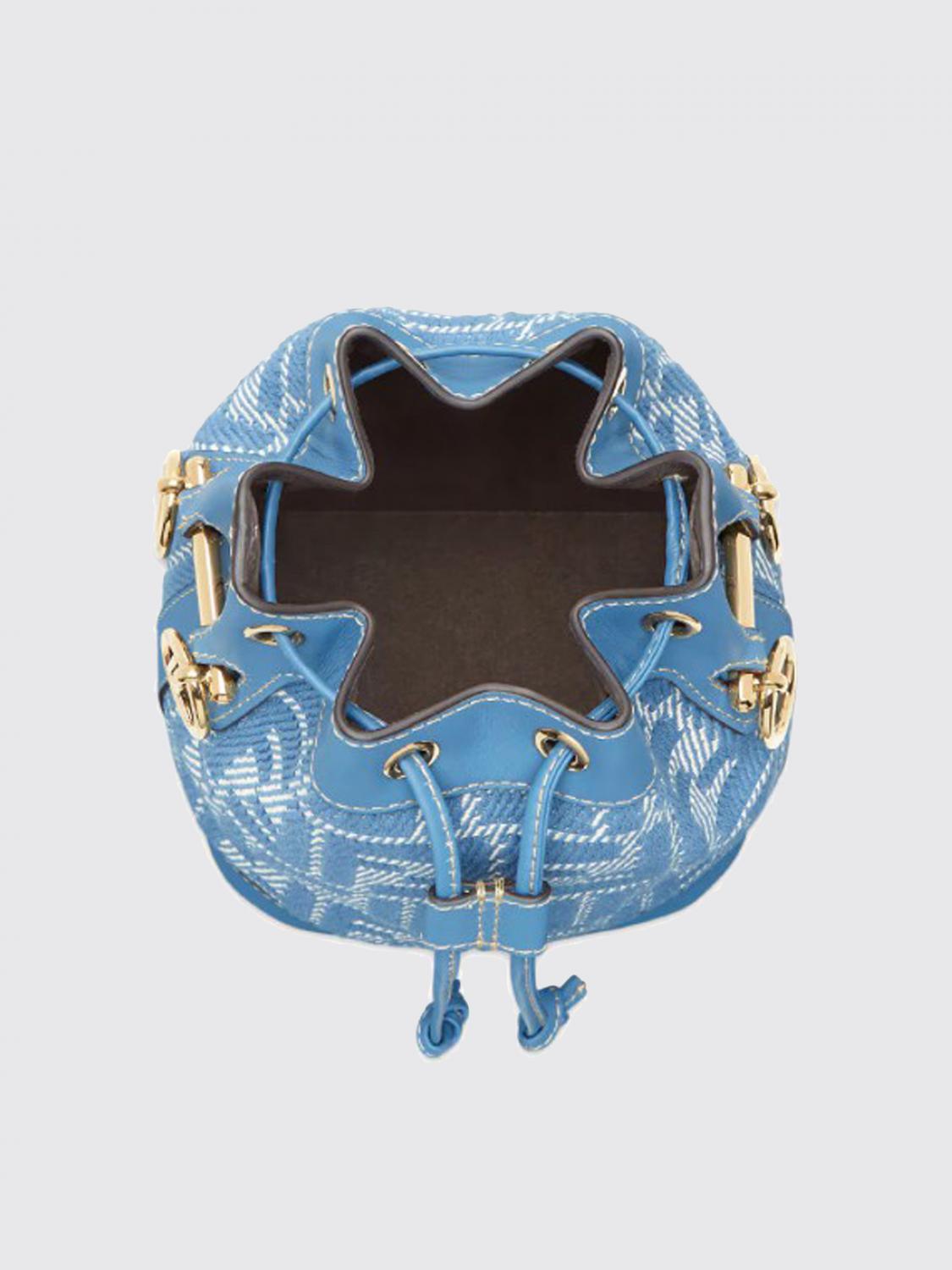 Fendi Mini Bag Woman Gnawed Blue