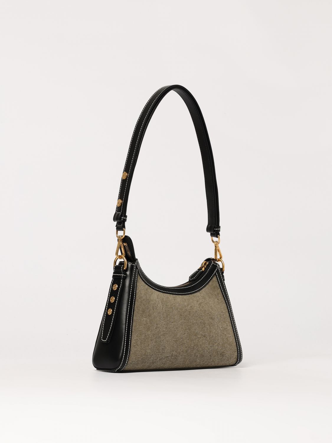 Balmain Shoulder Bag Woman Kaki