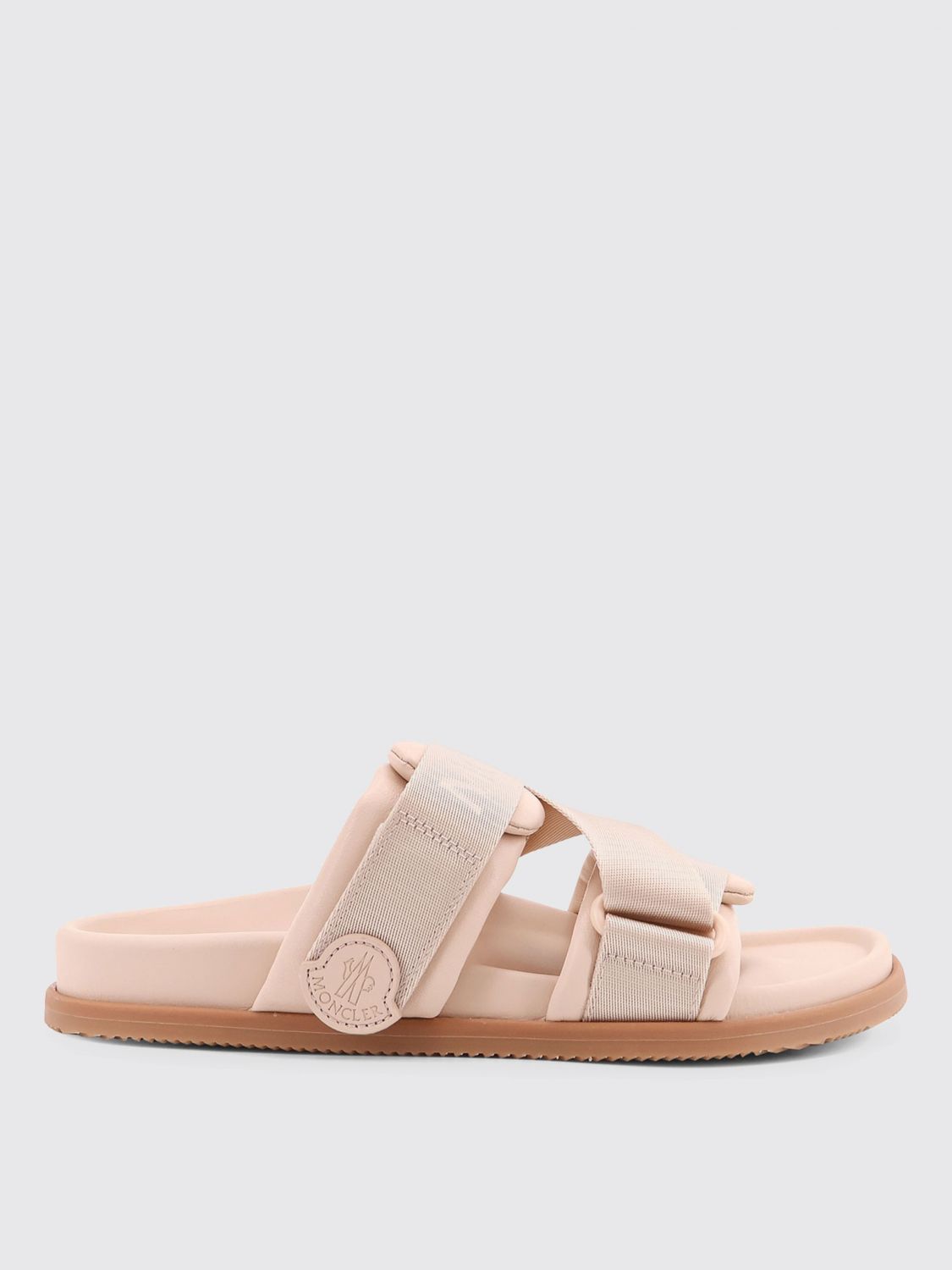 Moncler Flat Sandals Woman Black