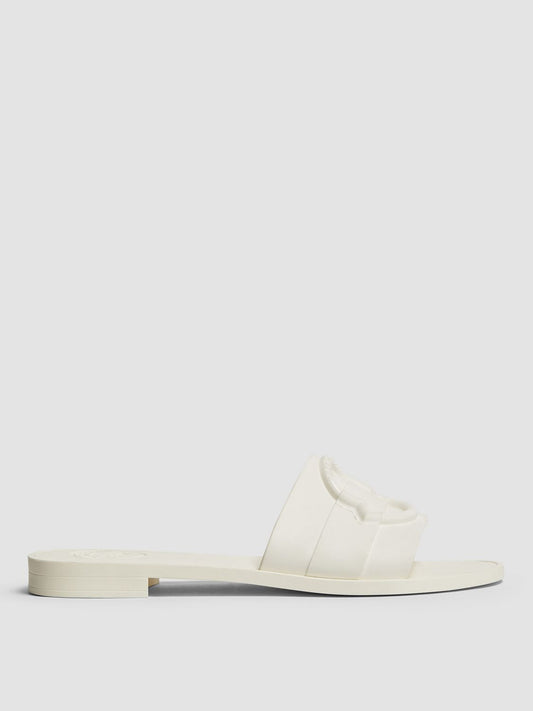 Moncler Flat Sandals Woman White