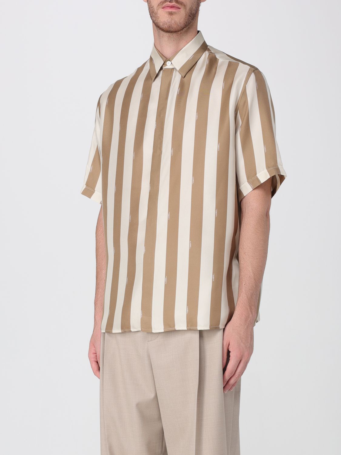 Fendi T Shirt Men Beige