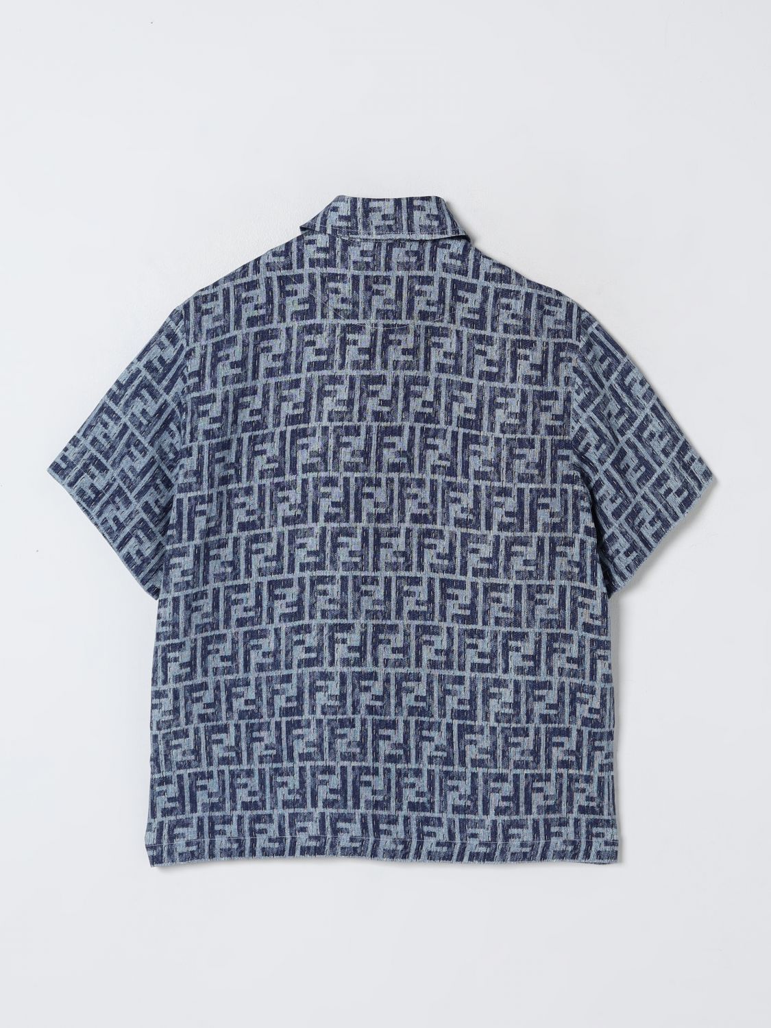 Fendi Shirt Kids Blue