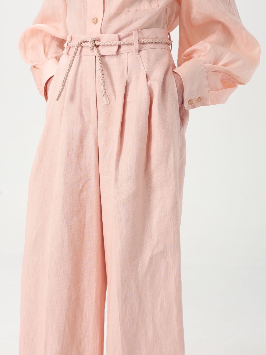 Zimmermann Pants Woman Pink