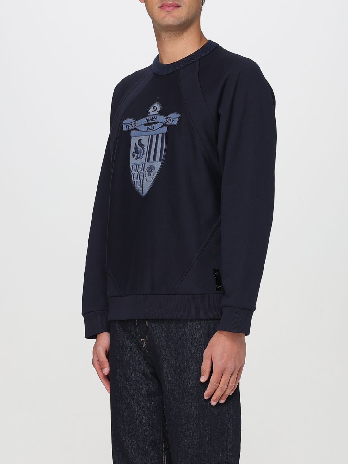 Fendi Sweatshirt Men Blue