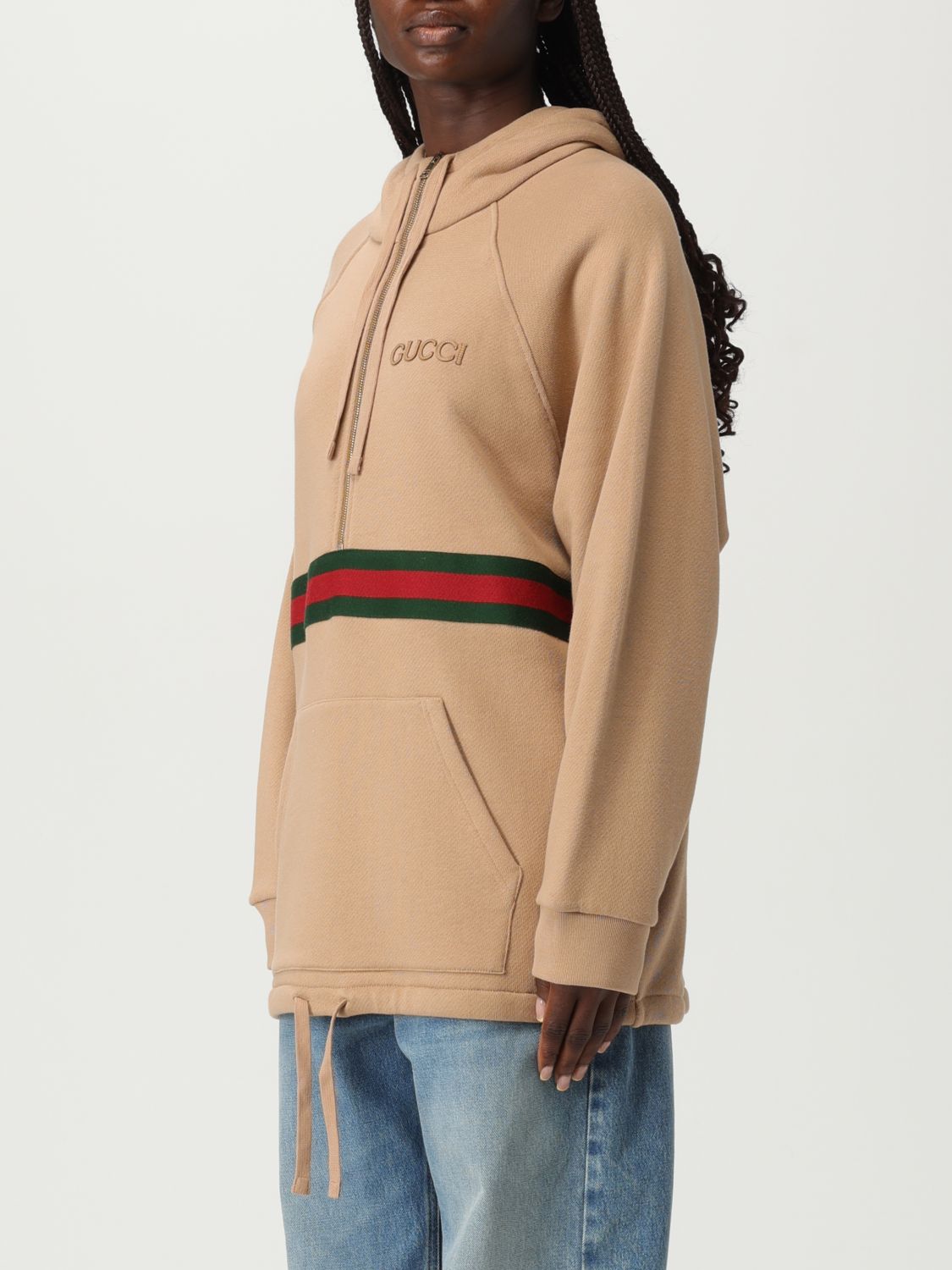 Gucci Sweatshirt Woman Beige