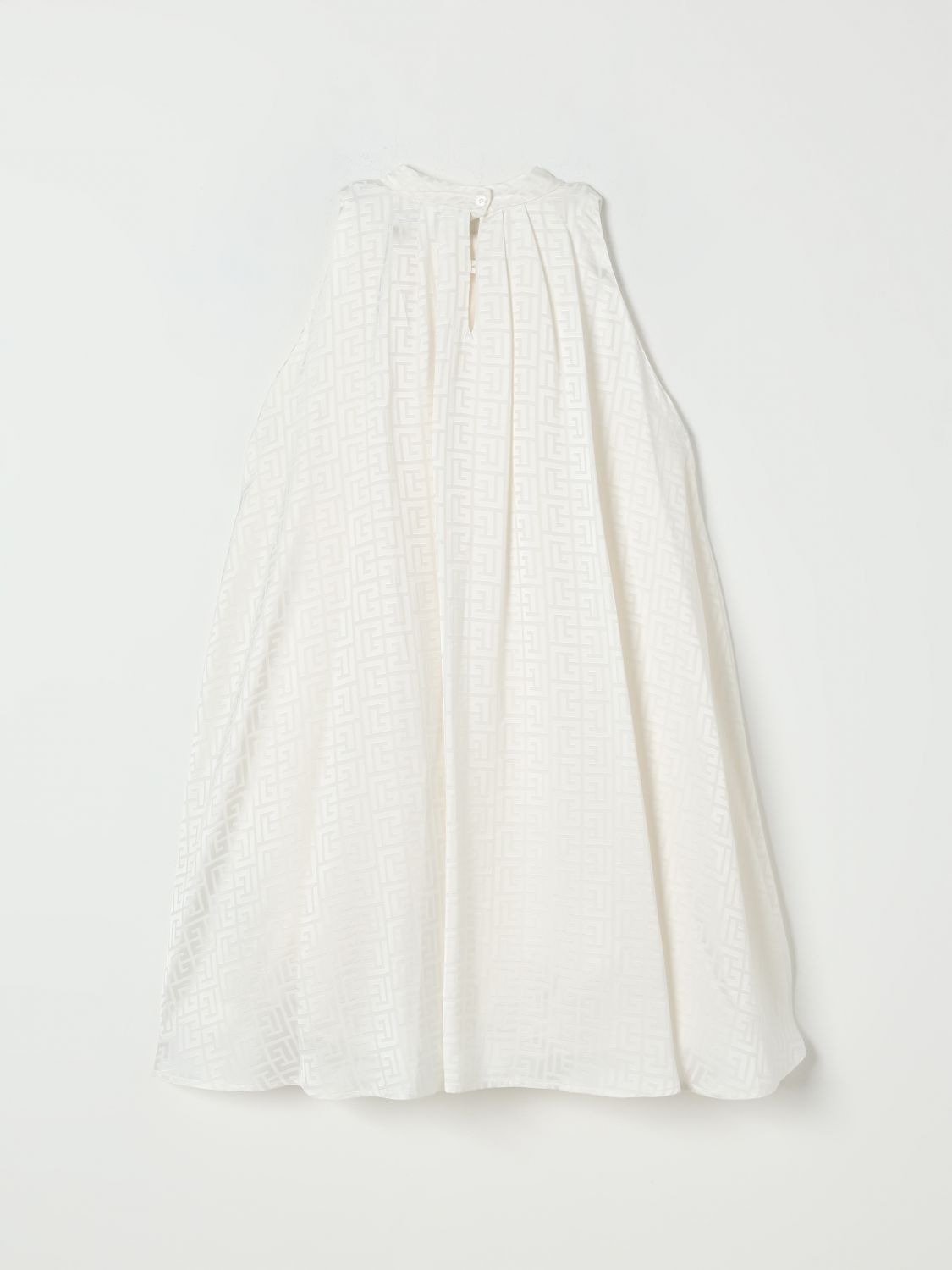 Balmain Dress Kids Yellow Cream