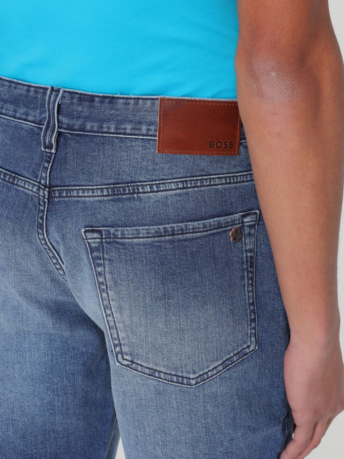 Boss Short Men Blue