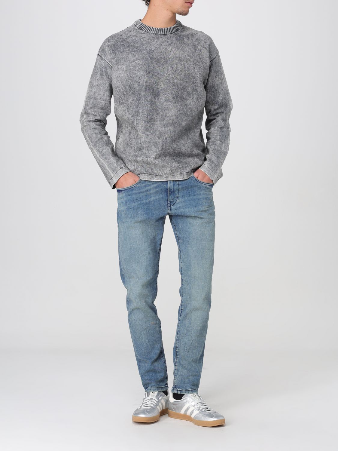 Diesel Sweatshirt Men Grey