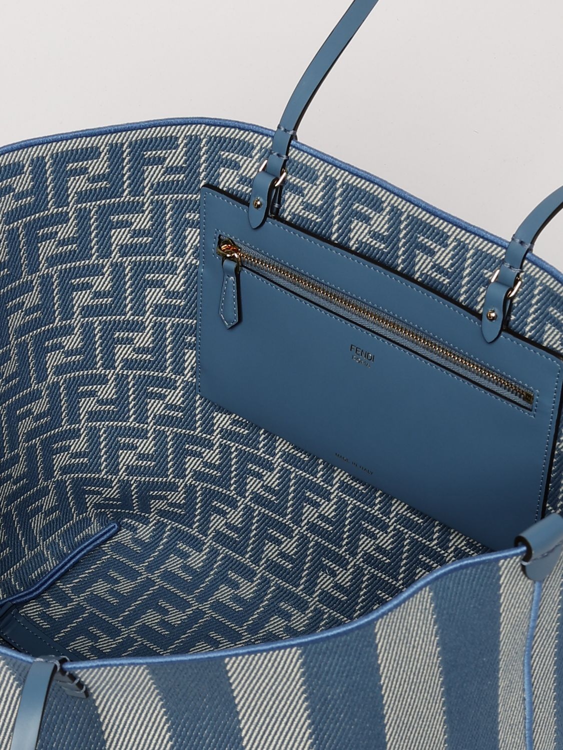 Fendi Tote Bags Woman Blue