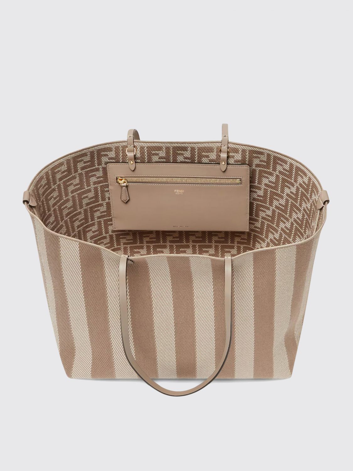 Fendi Tote Bags Woman Beige
