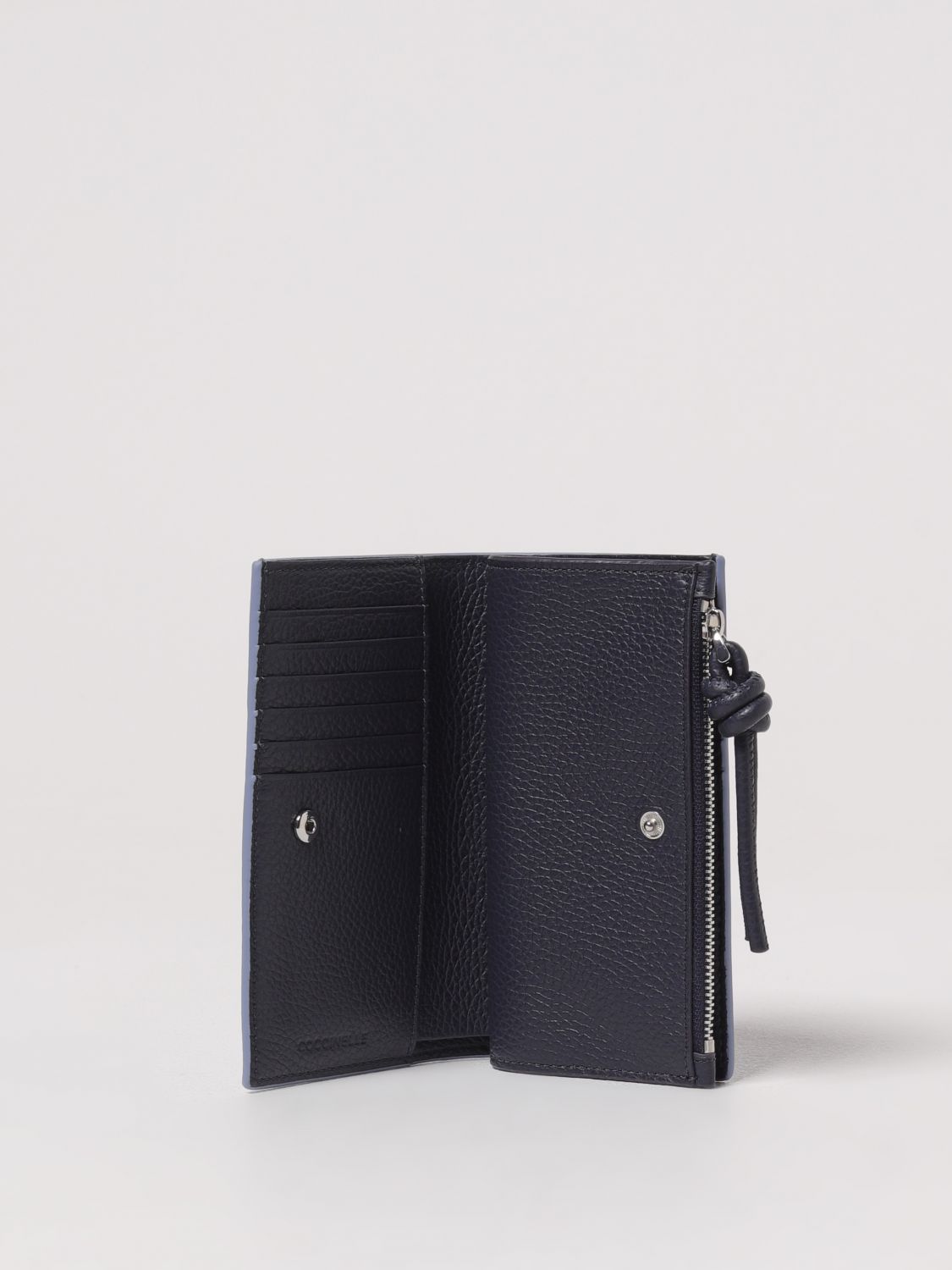 Coccinelle Wallet Woman Gnawed Blue